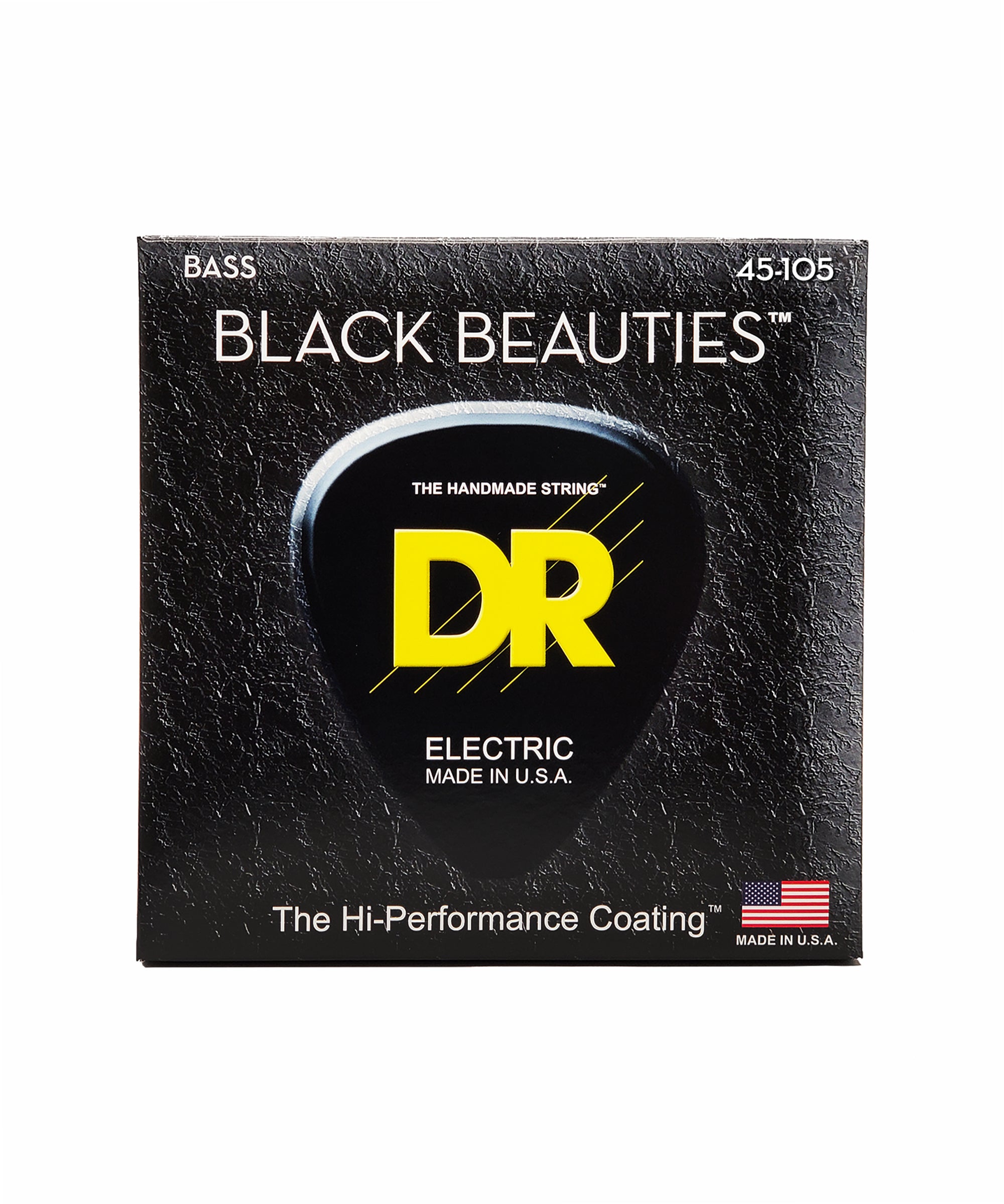 Dây đàn màu đen guitar bass DR Strings BLACK BEAUTIES™ - BLACK Colored