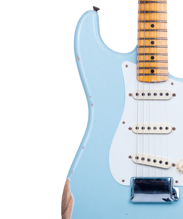 [Tặng Fretwraps & Tone Lab Picks Signature] Đàn Guitar Điện Fender Custom Shop LTD 1956 Stratocaster Relic - Faded Sonic Blue