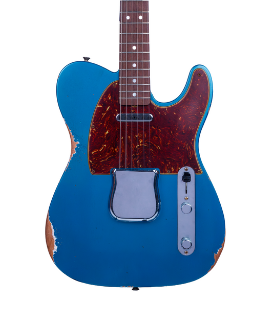 Đàn Guitar Điện Fender Custom Shop F22 LTD 64' Telecaster Relic - Aged Lake Placid Blue