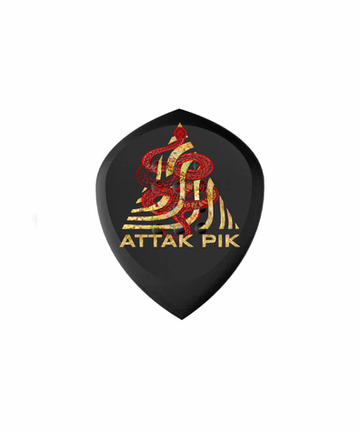 Phím đàn Attak Piks 2025 LUNAR NEW YEAR LIMITED EDITION STEALTH BLACK 2.0mm Guitar Pick