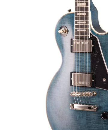 [Tặng Fretwraps & Tone Lab Picks Signature] Đàn Guitar Điện Epiphone Limited Edition Les Paul Custom Figured Electric Guitar - Translucent Blue