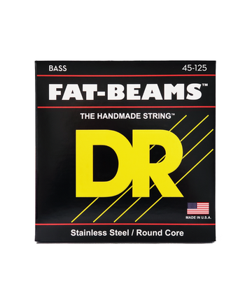 Dây đàn guitar bass DR Strings FAT-BEAM™ - Stainless Steel Bass Strings: 5-String Medium 45-125
