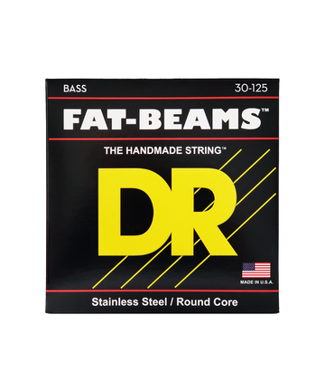 Dây đàn guitar bass DR Strings FAT-BEAM™ - Stainless Steel Bass Strings: 6-String Medium 30-125