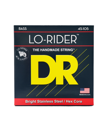 Dây đàn guitar bass DR Strings LO-RIDER™ - Stainless Steel Bass Strings: Medium 45-105