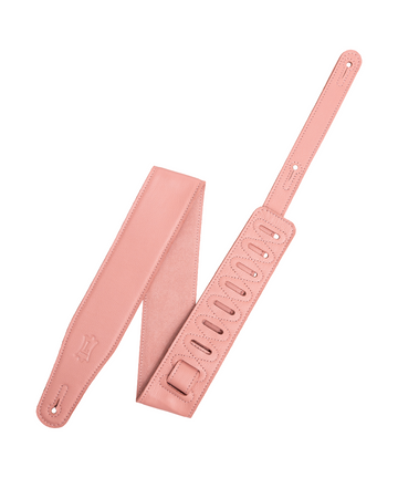 Dây đeo đàn guitar Levy's M26GFP-SLM Pastel Leather Guitar Strap - Salmon
