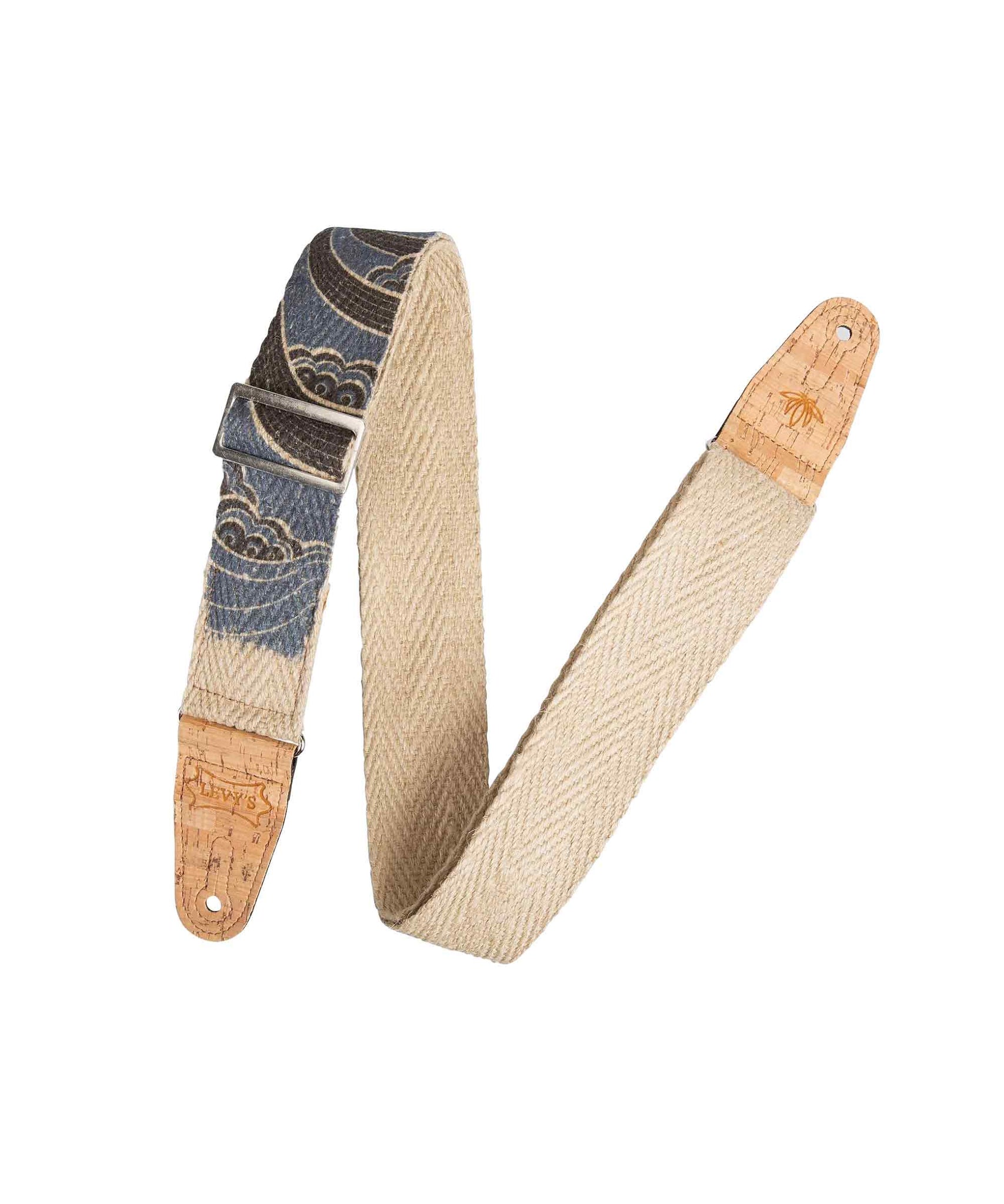 Levy's MH8P-001 Vegan Hemp Series Guitar Strap - Island