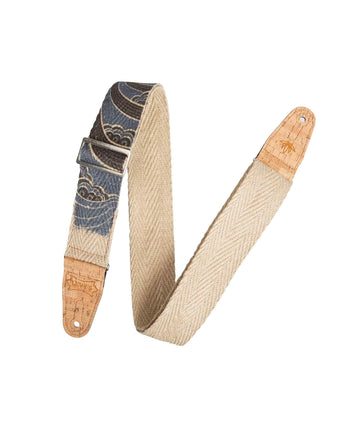 Levy's MH8P-001 Vegan Hemp Series Guitar Strap - Island