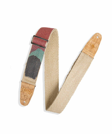 Levy's MH8P-003 Vegan Hemp Series Guitar Strap - Sunset