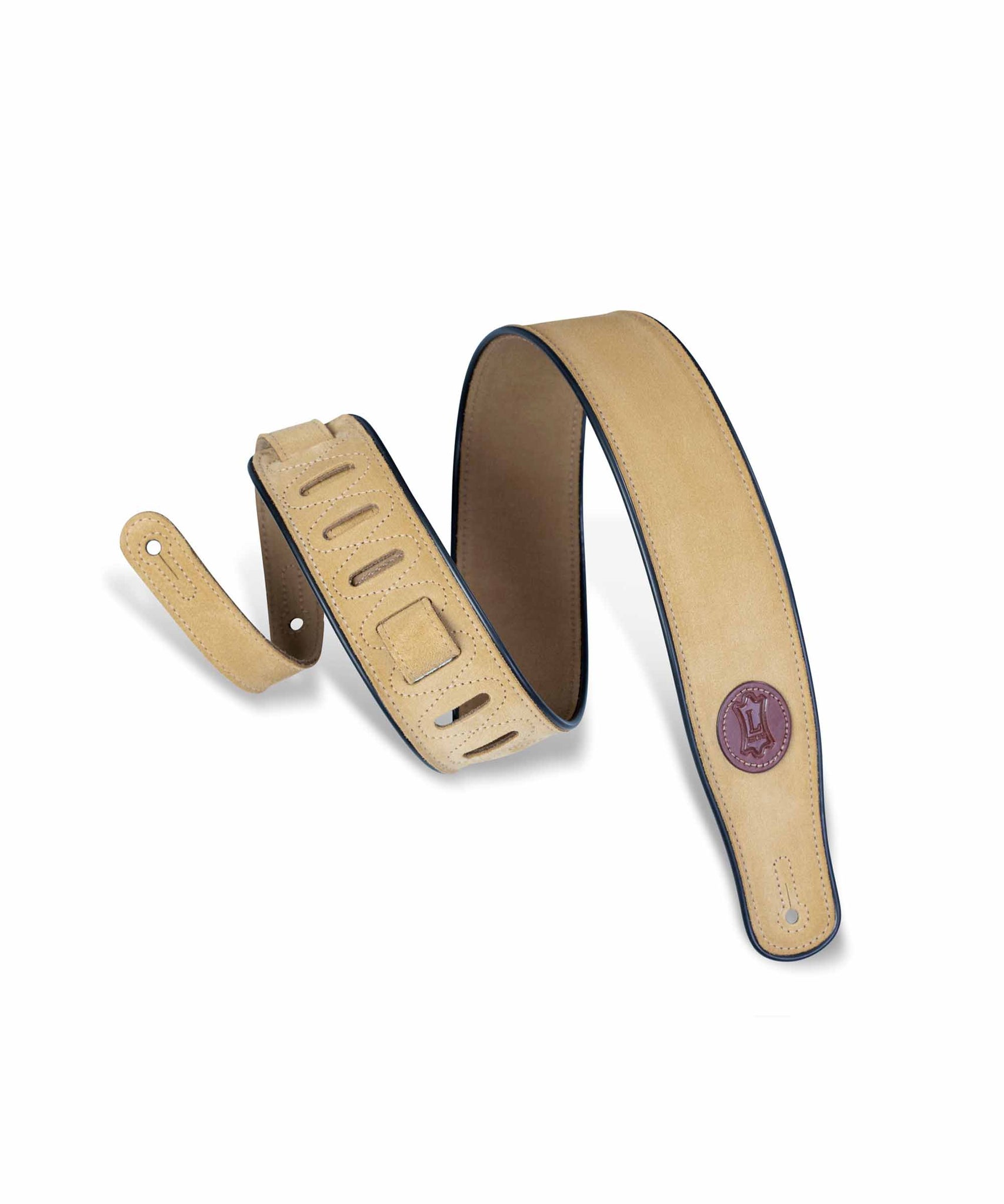 Levy's MSS3-TAN Signature Suede Series Guitar Strap - Tan