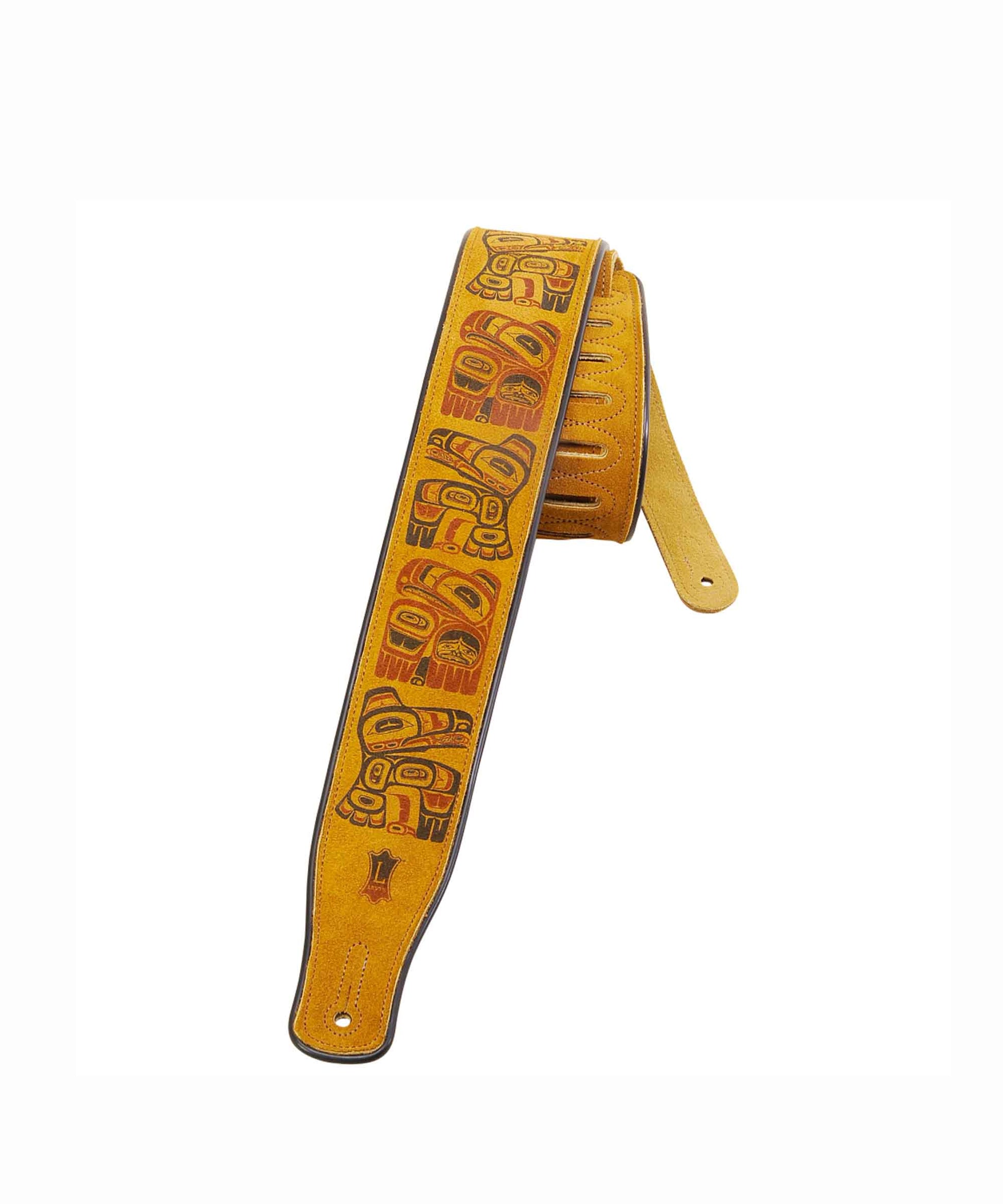 Levy's Leathers MS12-HNY 2 Hand-Brushed Suede Guitar Strap, Honey : Buy Online at Best Price in KSA - Souq is now