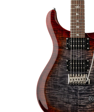 Đàn Guitar Điện PRS SE Custom 24 Electric Guitar w/Bag, Charcoal Cherry Burst