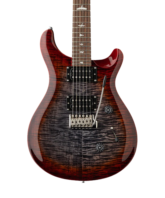 [Ưu đãi Straplok 1K] Đàn Guitar Điện PRS SE Custom 24 Electric Guitar w/Bag, Charcoal Cherry Burst