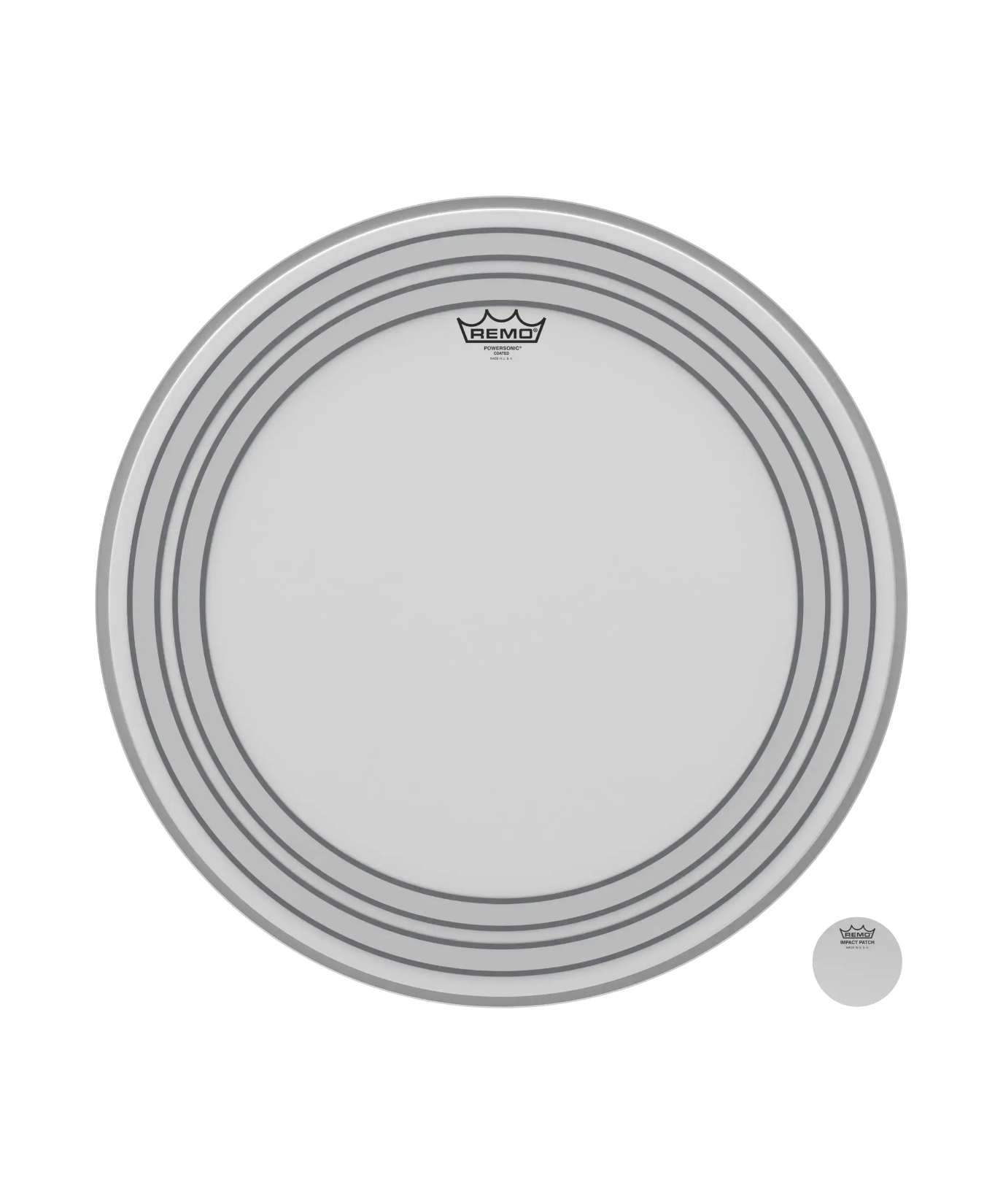 Mặt trống Remo Powersonic Coated Bass Drumhead - 20, 22 inches cho trống Kick