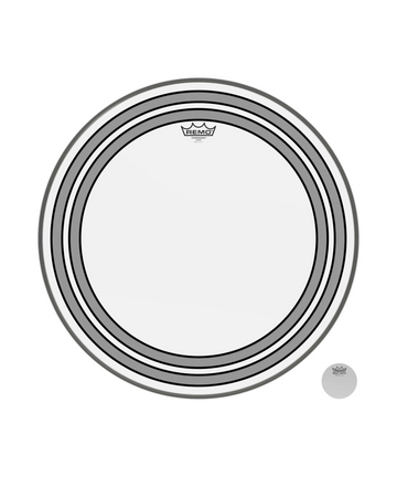 Mặt trống Remo Powersonic Clear Bass Drumhead - 20, 22 inches cho trống Kick