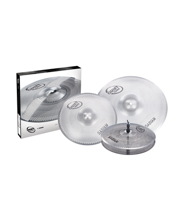 Bộ Cymbal Luyện Tập SABIAN QTPC502 Quiet Tone Practice Cymbals 13"/14"/18" Set