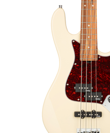 Đàn Bass Guitar Điện Sadowsky MetroExpress 21-Fret Hybrid P/J Bass, Morado Fingerboard - Solid Olympic White High Polish