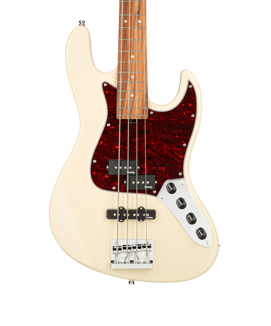 Đàn Bass Guitar Điện Sadowsky MetroExpress 21-Fret Hybrid P/J Bass, Morado Fingerboard - Solid Olympic White High Polish