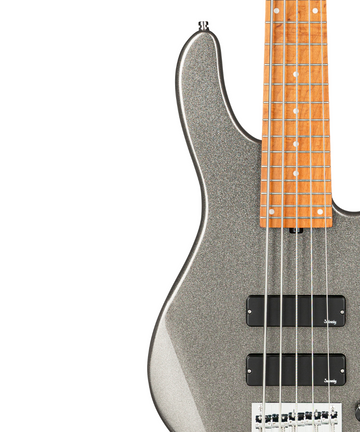 Đàn Bass Guitar Điện 5 Dây Sadowsky MetroExpress 24-Fret Modern Bass, Roasted Maple Fingerboard, 5-String - Solid Silver Metallic High Polish