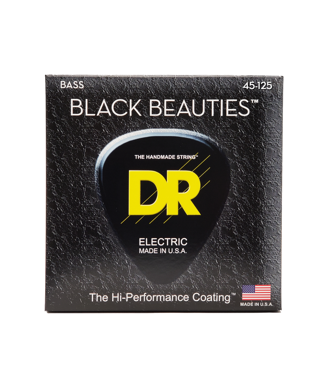 Dây Đàn Guitar Bass Màu Đen 5 Dây DR Strings BLACK BEAUTIES™ - BLACK Colored Bass Strings: Medium 45-125 5 Strings Set