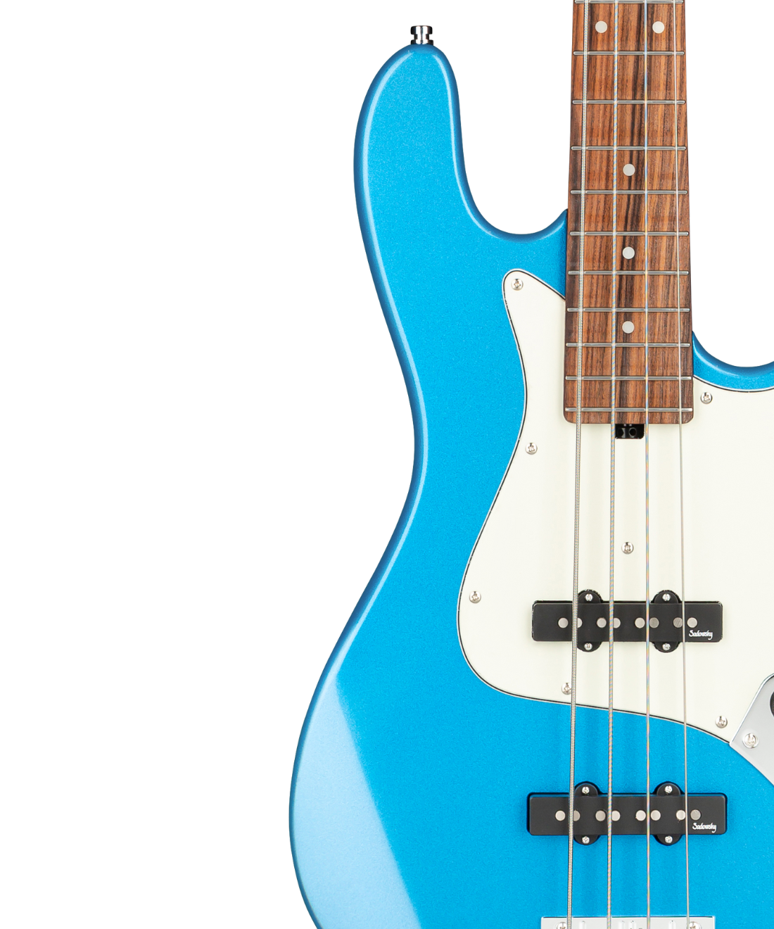 Đàn Bass Guitar Điện Sadowsky MetroExpress 21-Fret Vintage J/J Bass, Morado Fingerboard - Solid Ocean Blue Metallic High Polish