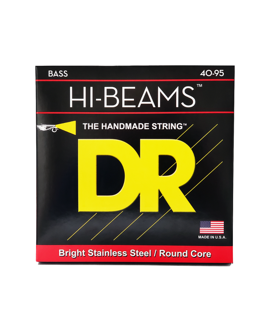 Dây đàn guitar bass DR Strings HI-BEAM™ - Stainless Steel Bass Strings: Light 40-95
