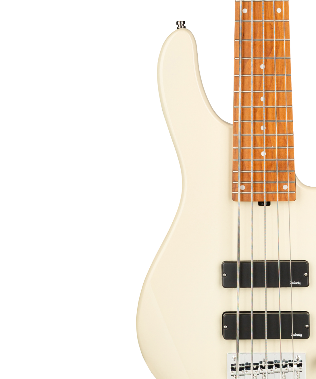 Đàn Bass Guitar Điện 5 Dây Sadowsky MetroExpress 24-Fret Modern Bass, Roasted Maple Fingerboard, 5-String - Solid Olympic White High Polish