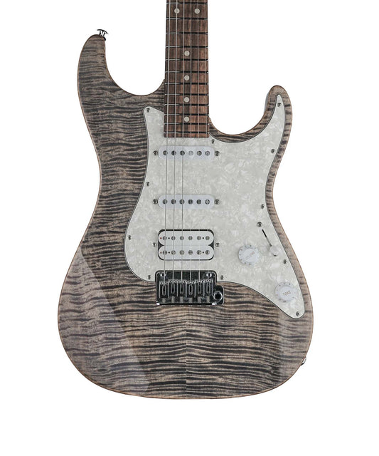 Suhr Standard Pro Electric Guitar, Trans Blue Denim/Slate