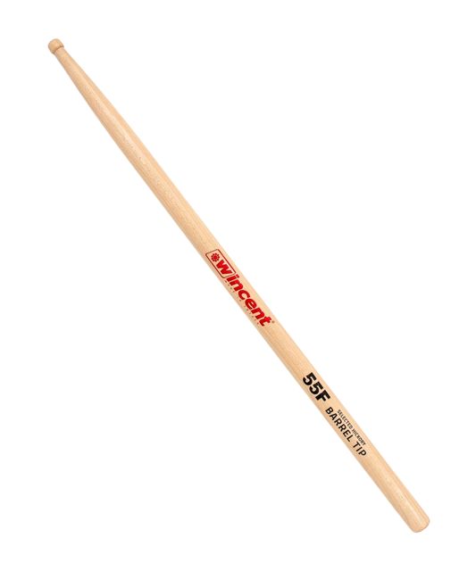 Dùi Trống Wincent W-55FBT Hickory - Barrel Tip - Drumsticks