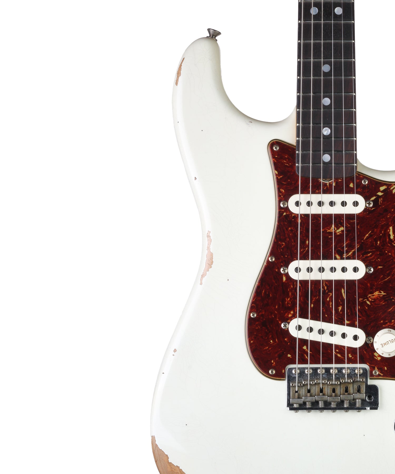 Fender Custom Shop 69 Stratocaster® Relic Rosewood - Olympic White