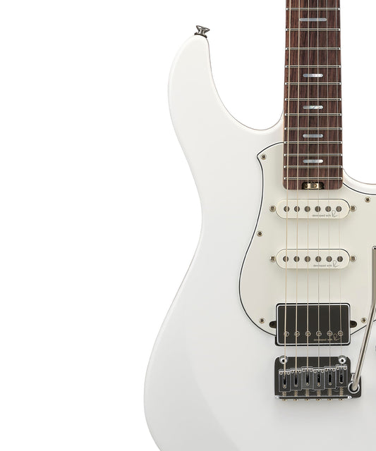 Yamaha PACS+12 Pacifica Standard Plus Electric Guitar - Shell White, Rosewood Fingerboard