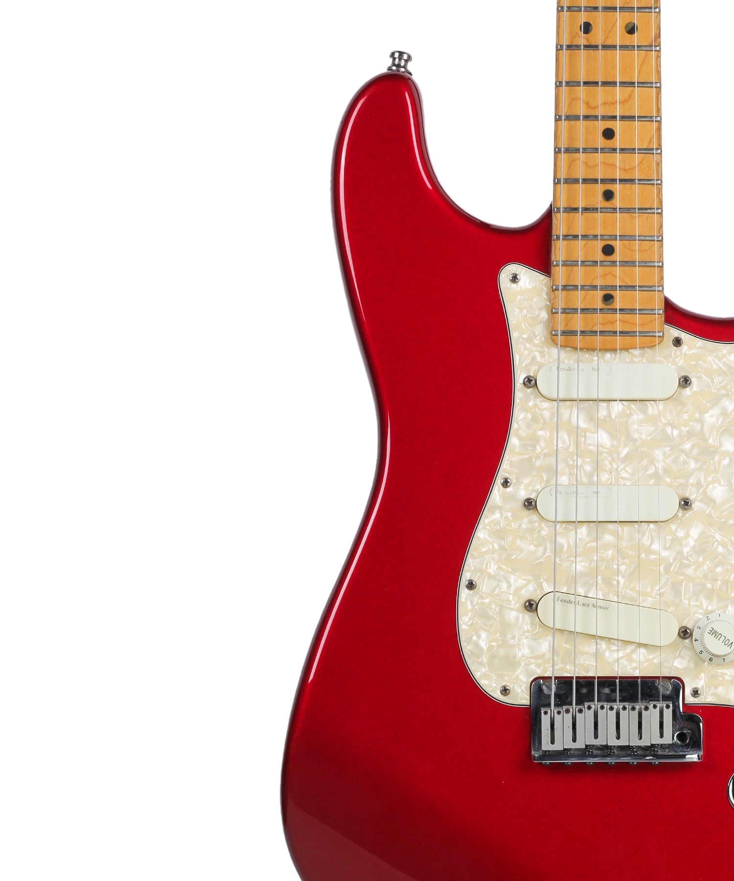[Excellent] Đàn Guitar Điện 1997 Fender Stratocaster Plus Deluxe - Candy Apply Red