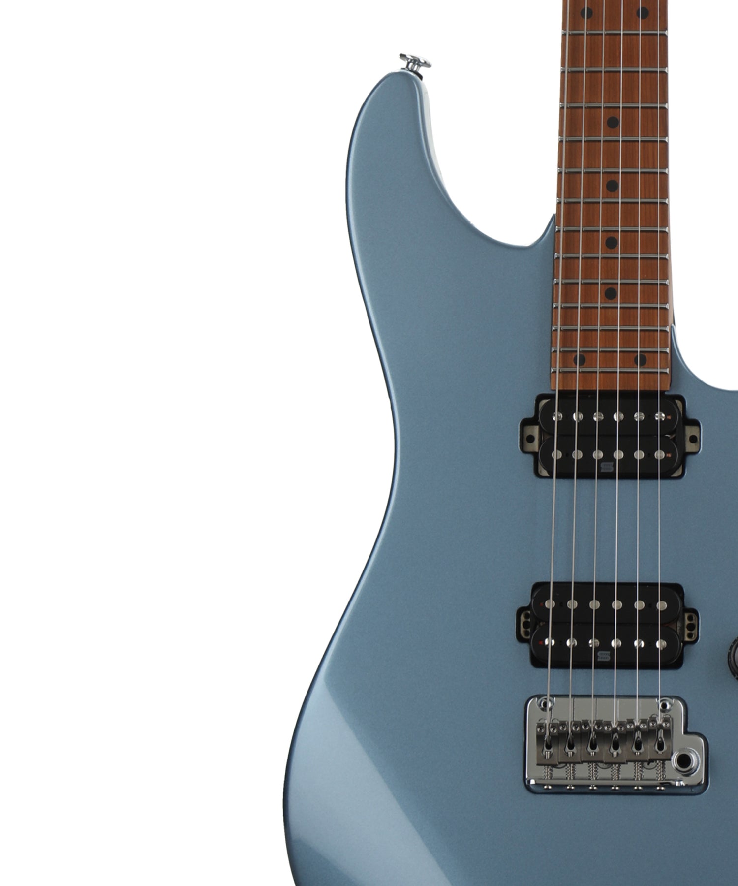 Ibanez Prestige AZ2402-ICM Electric Guitar W/Case, Ice Blue Metallic