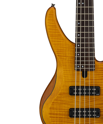 Yamaha TRBX605FM Electric Bass Guitar - Matte Amber