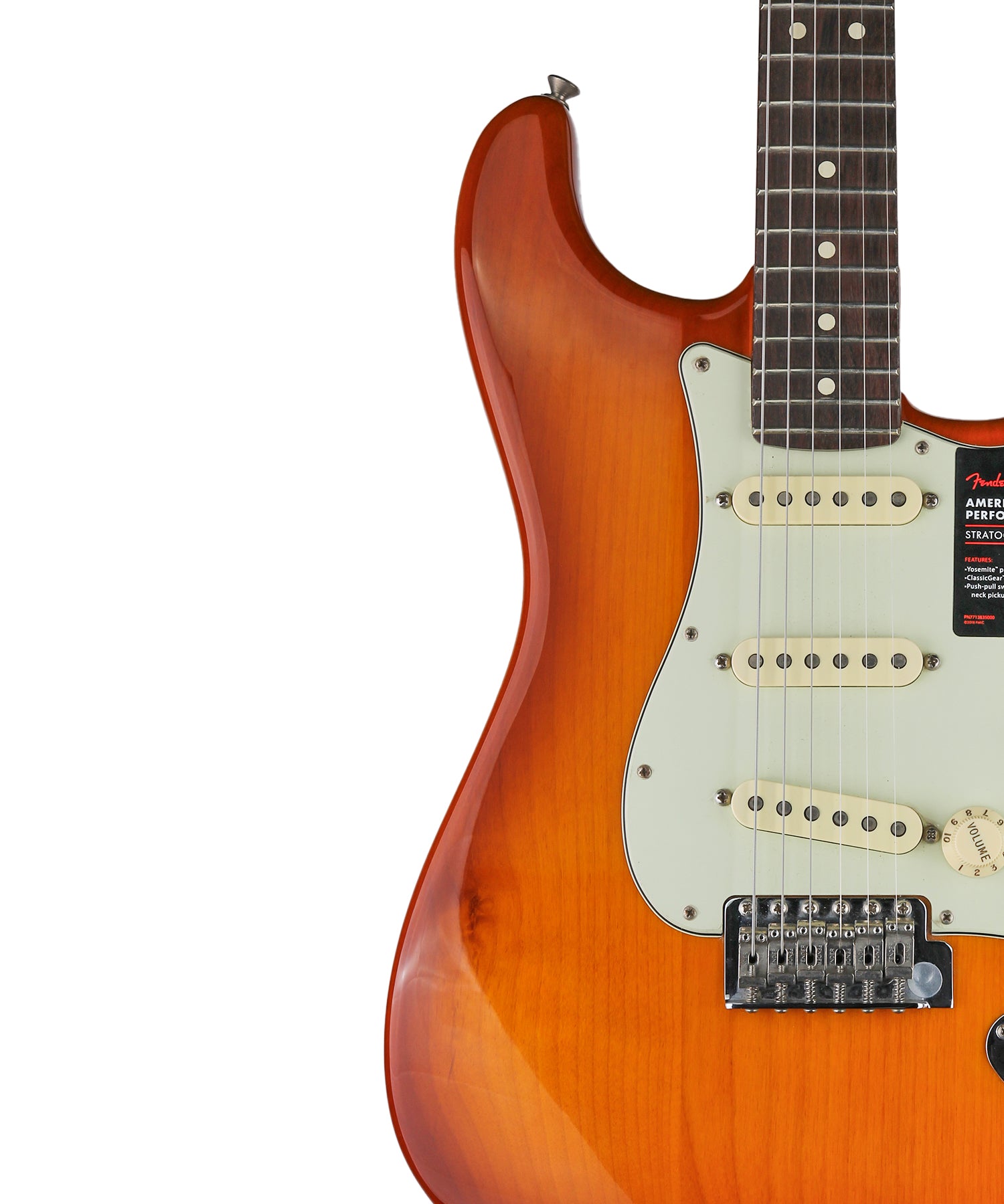 Fender American Performer Stratocaster - Honeyburst with Rosewood Fingerboard