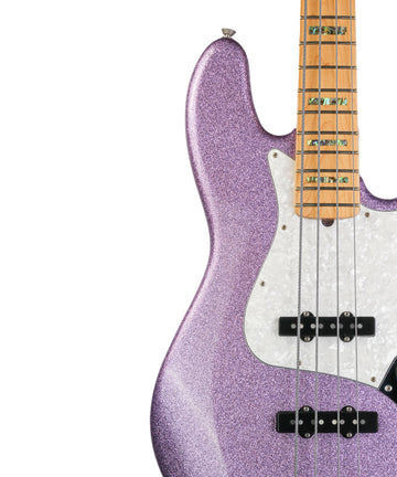 Fender Limited Edition Adam Clayton Jazz Bass - Purple Sparkle