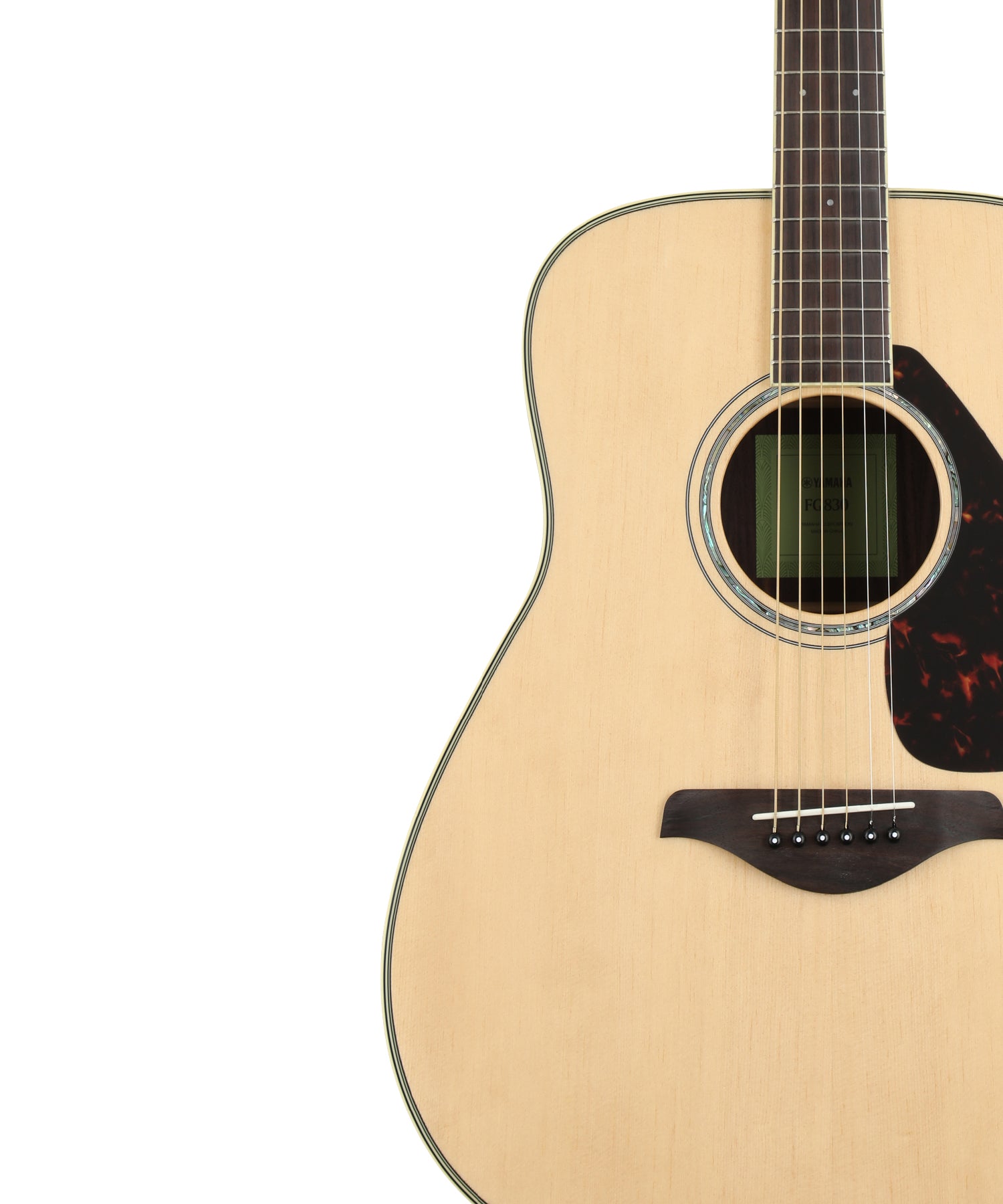 Yamaha FG830 Acoustic Guitar - Natural