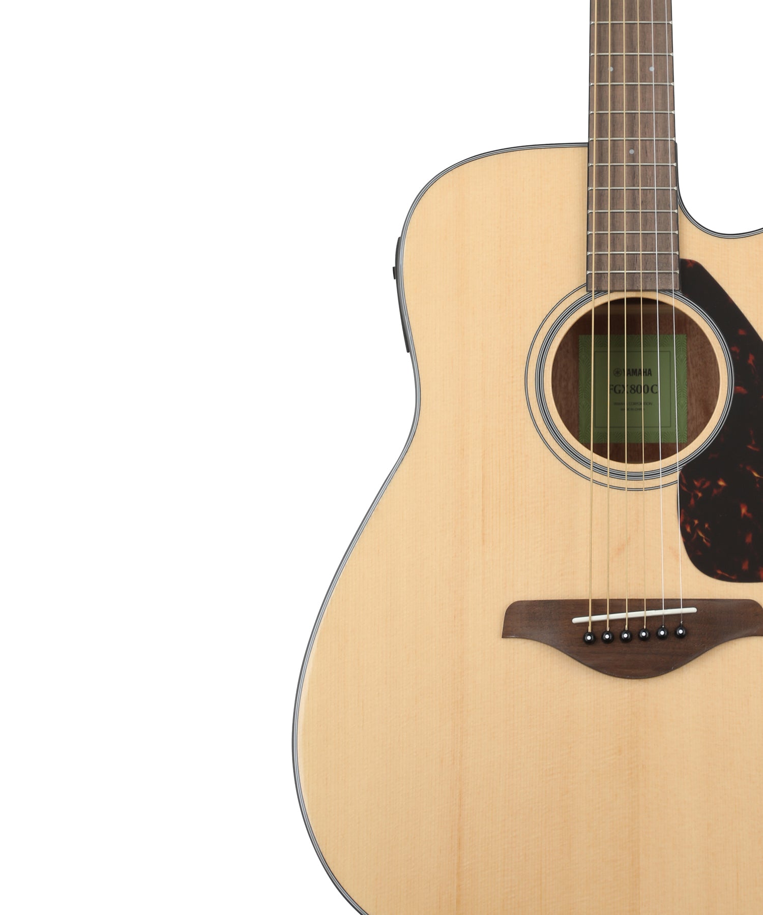 Yamaha FGX800C Natural Acoustic Guitar