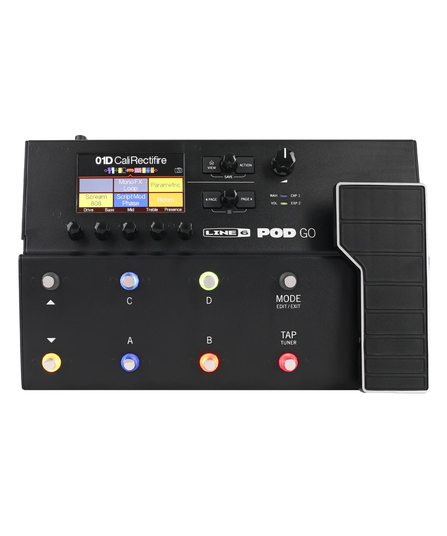 Line 6 POD Go Guitar Multi-effects Floor Processor - Black