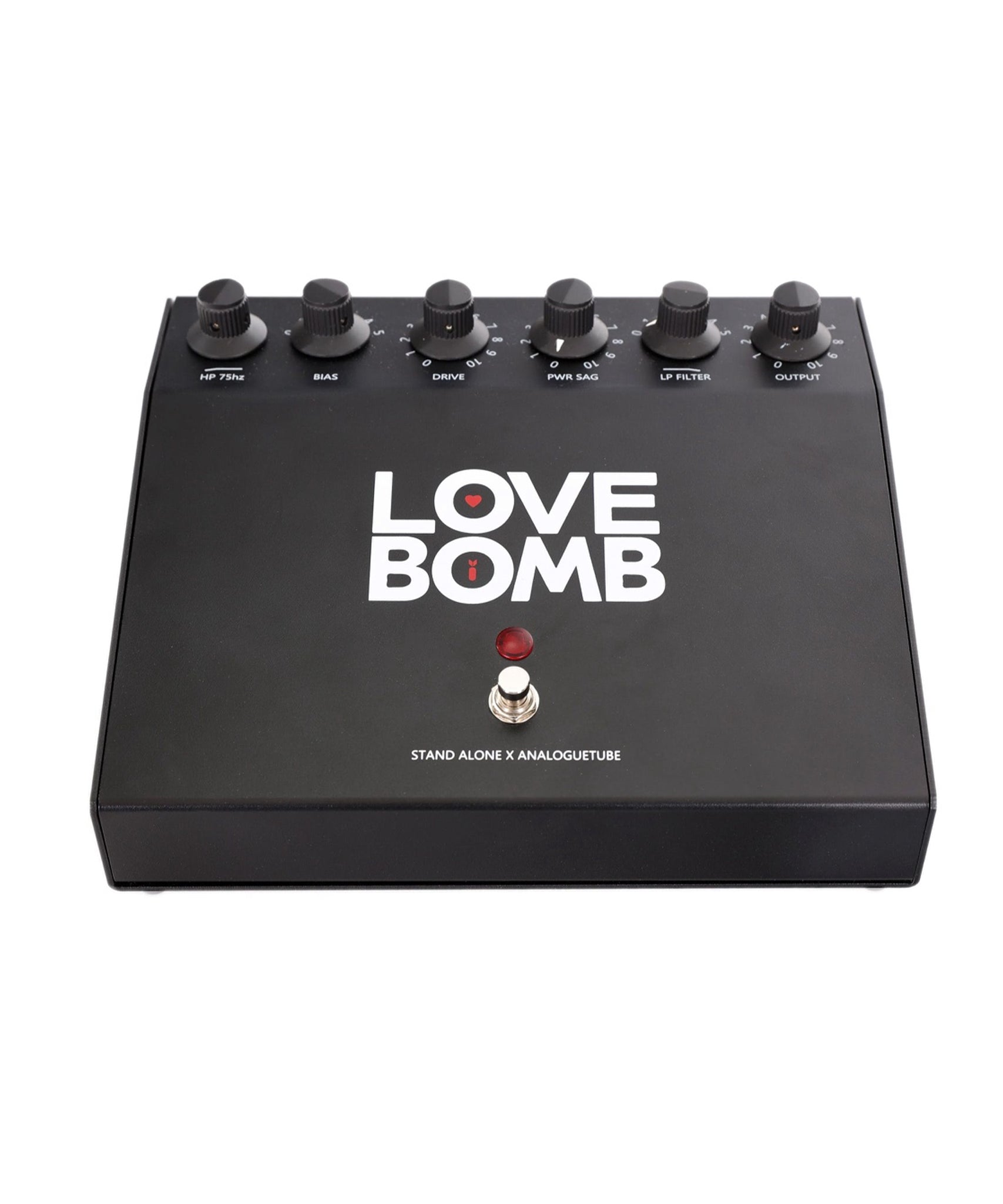 Stand alone X Analoguetube LOVE BOMB Overdrive and Preamp Pedal