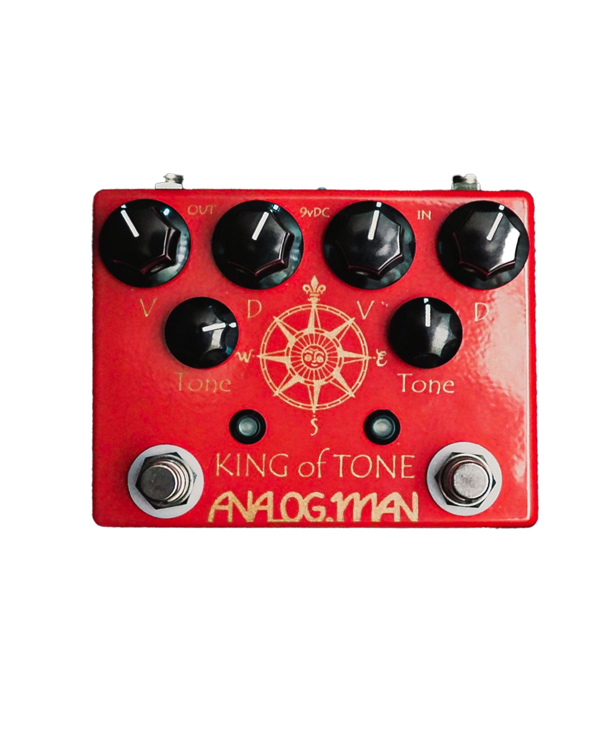 [USED] Analogman King of Tone V4 with Red Side High Gain - Red