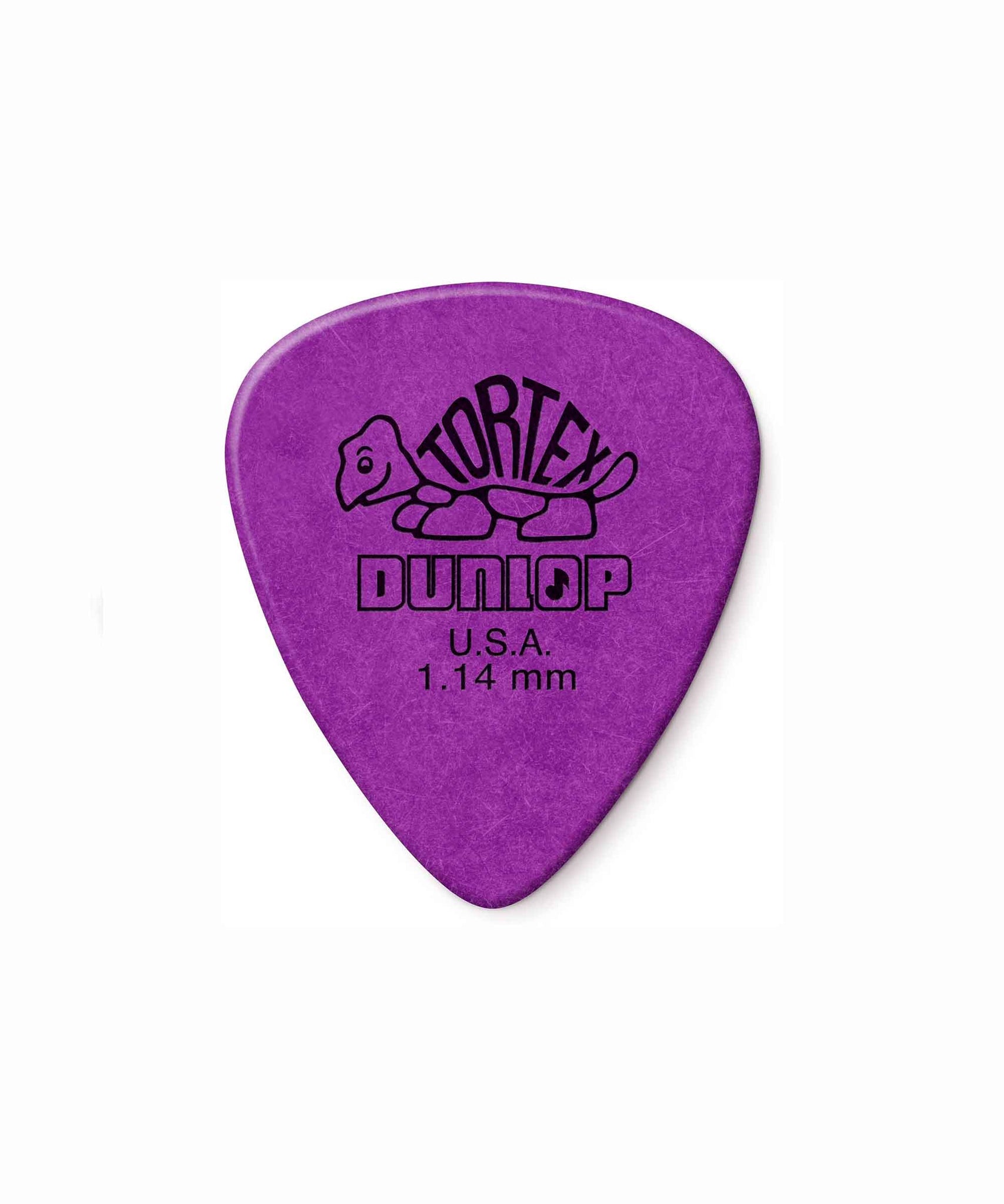 Jim Dunlop Tortex Standard Guitar Picks - Purple, 1.14mm