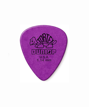 Jim Dunlop Tortex Standard Guitar Picks - Purple, 1.14mm