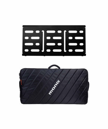 MONO Pedalboard Large, Black and Pro Accessory Case 2.0, Black