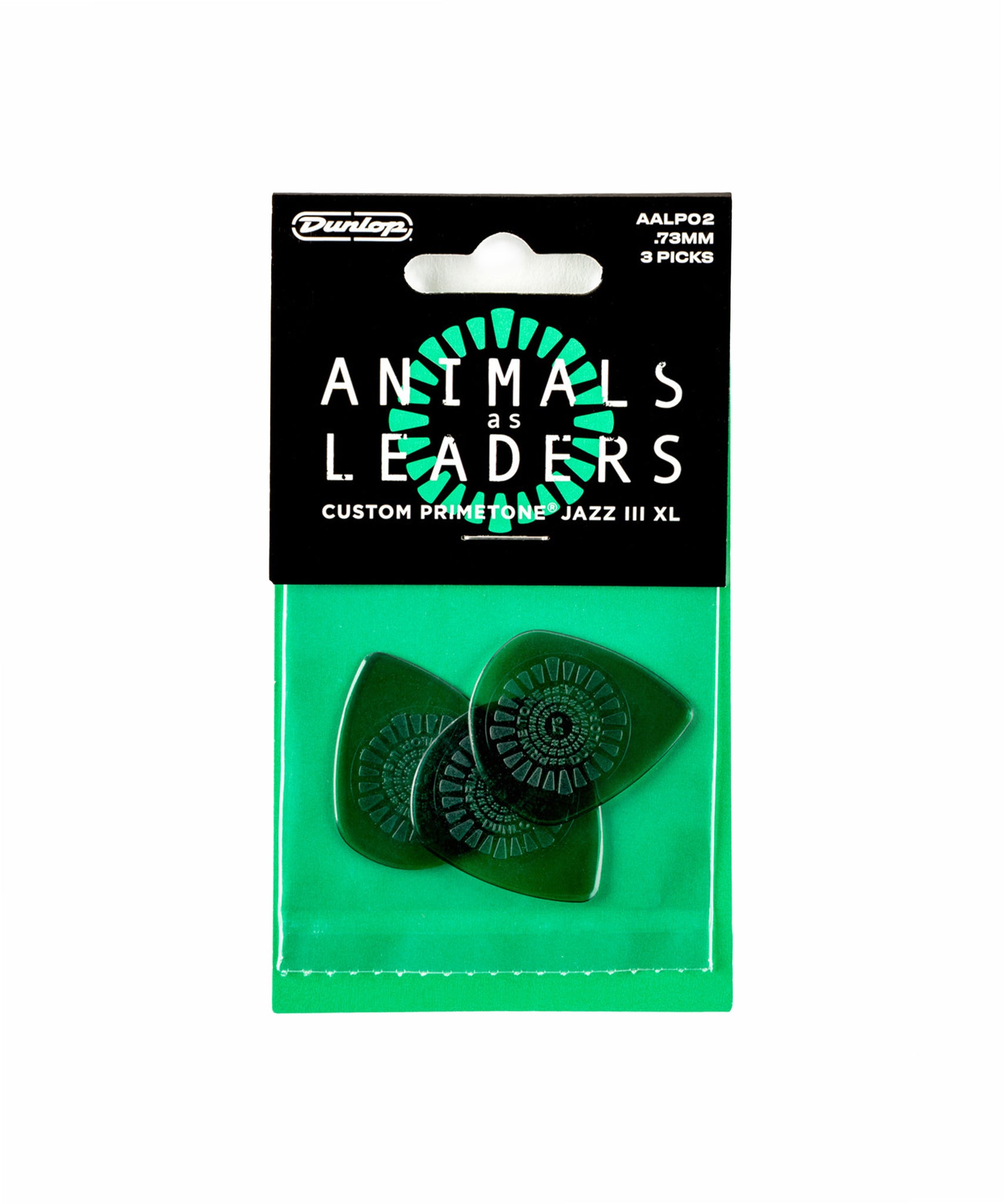 Phím đàn Jim Dunlop AALP02 Animals As Leaders Primetone Jazz III XL Pick, .73mm Pack 3