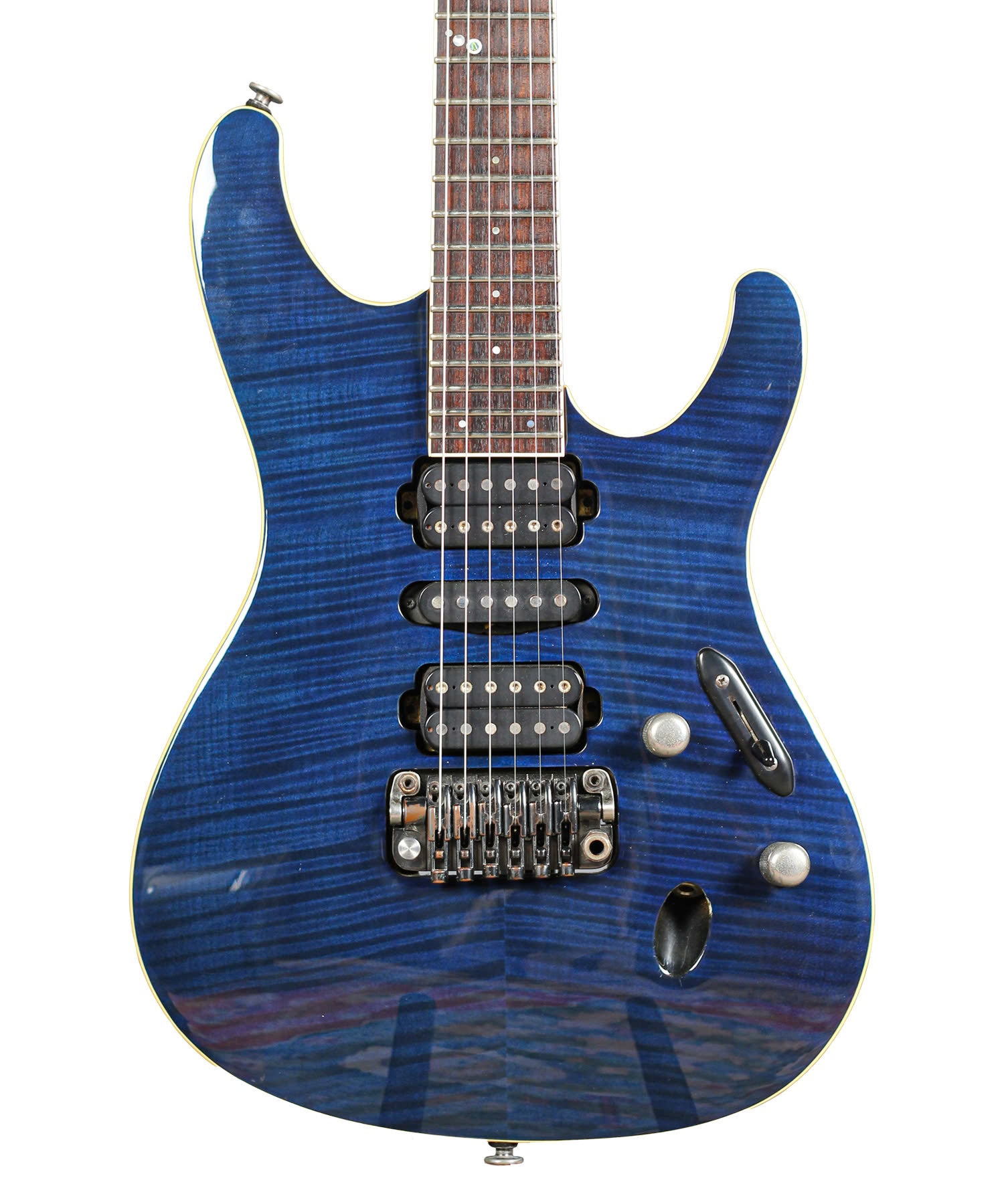 Used] Đàn guitar điện Ibanez SV5470F Electric Guitar, Natural Blue