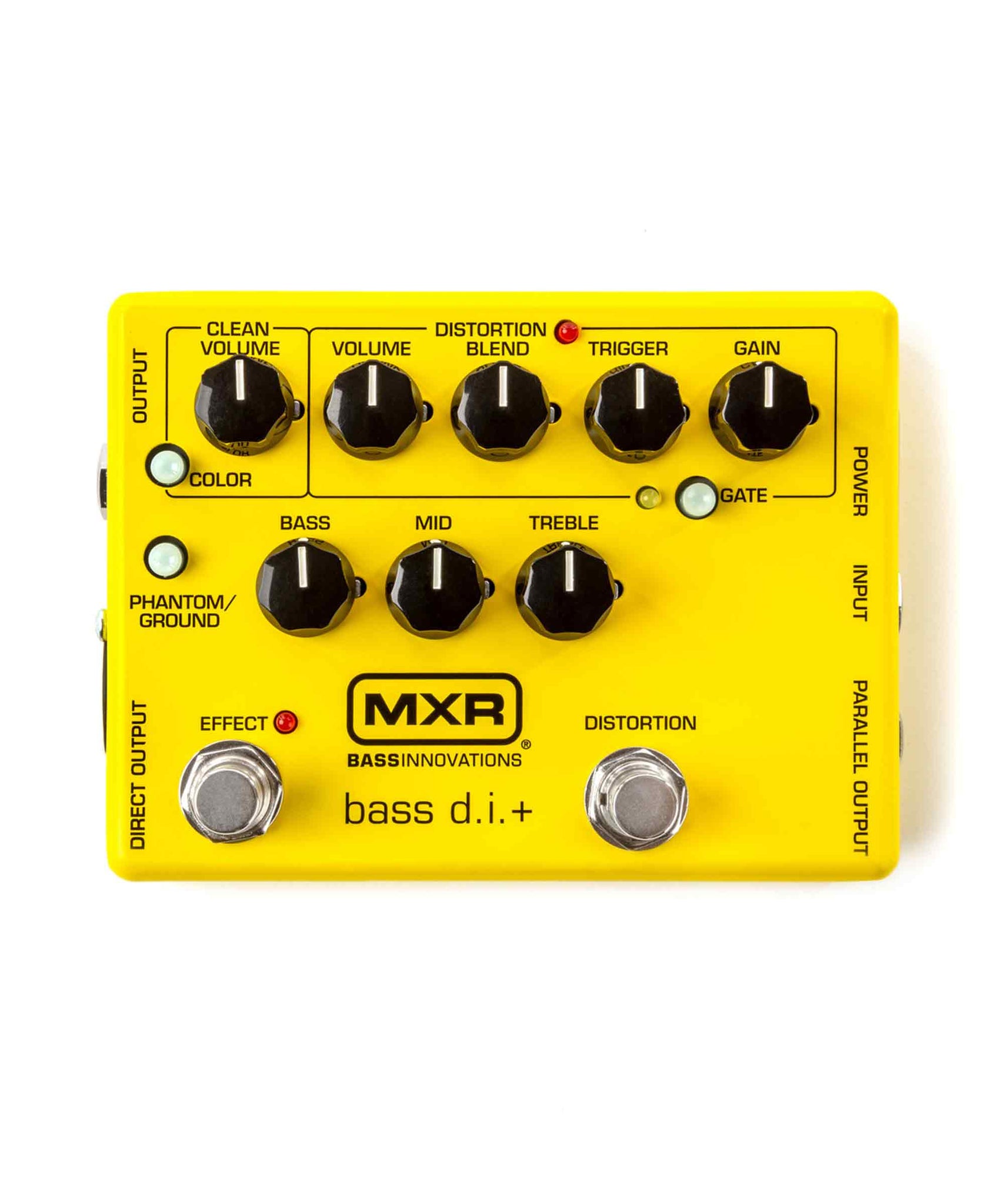 MXR M80Y Special Edition Yellow Bass D.I.+ Bass Distortion Pedal