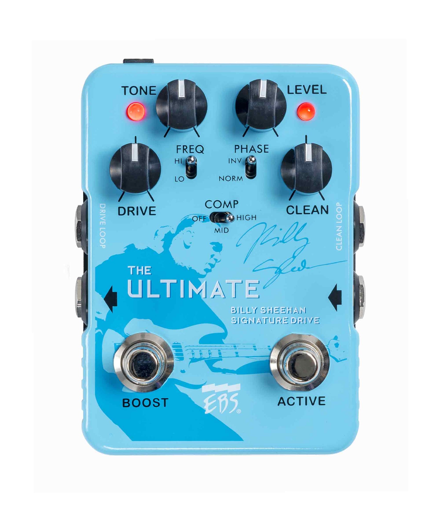 EBS Billy Sheehan Ultimate Signature Bass  Overdrive Pedal