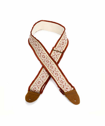 LM Products The Bohemian Guitar Strap - Mahogany