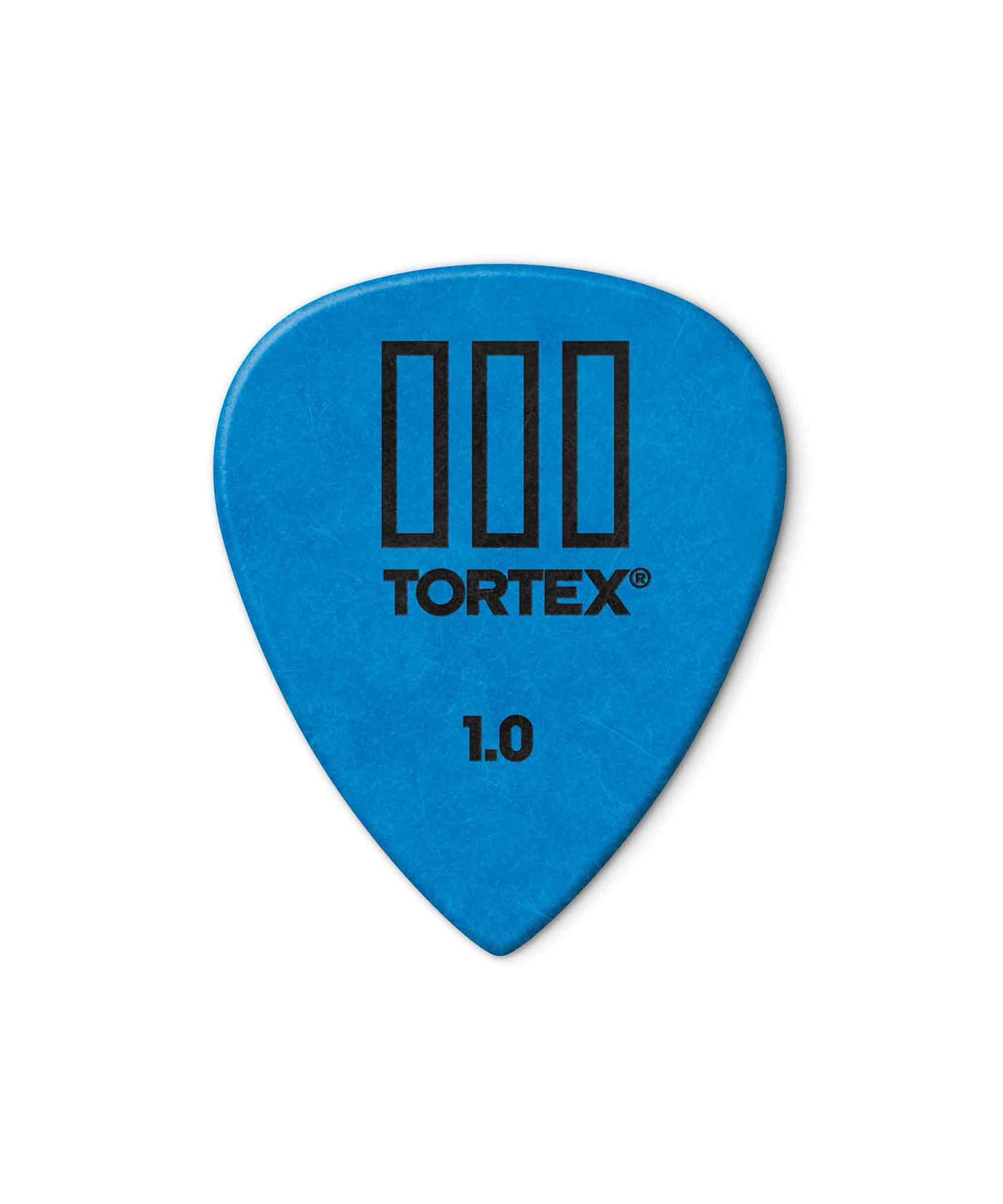 Jim Dunlop Tortex TIII Guitar Picks - Blue, 1.00mm