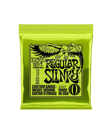 Ernie Ball Regular Slinky Nickel Wound Electric Guitar Strings - .010-.046